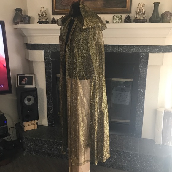 Sheer Gold Dust Woman Renaissance Cape - Picture 5 of 15